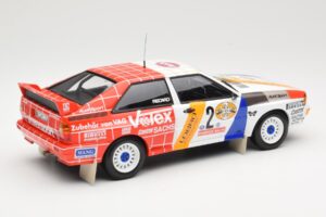 Audi Quattro A2 Schmidt Motorsport #2 H. Demuth / W. Lux Winners Hunsrück Rally 1984 Minichamps 1:18 155841102 Metall — bild 2 av 6