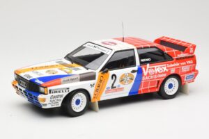 Audi Quattro A2 Schmidt Motorsport #2 H. Demuth / W. Lux Winners Hunsrück Rally 1984 Minichamps 1:18 155841102 Metall