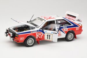Audi Quattro #11 F. Wittmann / J. Pattermann Rally Acropolis 1986 Sun Star 1:18 4191 Metall — bild 2 av 8