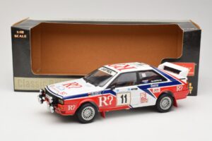Audi Quattro #11 F. Wittmann / J. Pattermann Rally Acropolis 1986 Sun Star 1:18 4191 Metall — bild 8 av 8