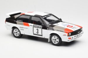 Audi Quattro #3 H. Mikkola / A. Hertz Rally Finland 1982 IXO 1:18 18RMC094A Metall — bild 4 av 6