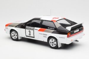 Audi Quattro #3 H. Mikkola / A. Hertz Rally Finland 1982 IXO 1:18 18RMC094A Metall — bild 5 av 6