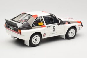 Audi Quattro Sport S1 #5 J. Buffum / N. Wilson Olympus Rally 1986 Otto 1:18 OT1159 Resin — bild 2 av 6