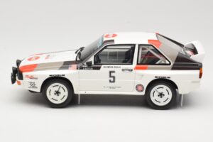 Audi Quattro Sport S1 #5 J. Buffum / N. Wilson Olympus Rally 1986 Otto 1:18 OT1159 Resin — bild 3 av 6