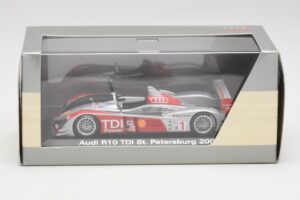 Audi R10 TDI #1 R. Capello / A. McNish / T. Kristensen 24 Hours of Le Mans 2007 Minichamps 1:43 5020700243 Metall — bild 4 av 4