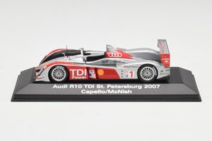 Audi R10 TDI #1 R. Capello / A. McNish / T. Kristensen 24 Hours of Le Mans 2007 Minichamps 1:43 5020700243 Metall