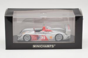 Audi R10 TDI #2 R. Capello / A. McNish Minichamps 1:43 AUDI002 Metall — bild 4 av 4