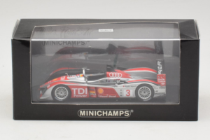 Audi R10 TDI LMP1 #3 L. Luhr / A. Premat 2008 Minichamps 1:43 400089803 Metall — bild 4 av 4