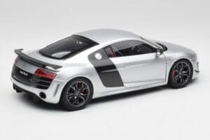 Audi R8 GT Type 42 Ice Silver Metallic Kyosho 1:18 09218IS Metall — bild 3 av 8