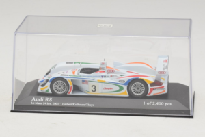 Audi R8 LMP #3 J. Herbert / R. Kelleners 24 Hours of Le Mans 2001 Minichamps 1:43 400010903 Metall — bild 4 av 5