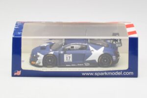 Audi R8 LMS GT3 #17 WRT M. Leonard / D. van der Linde / A. Riberas California 8 Hours 2018 Spark 1:43 US084 Resin — bild 4 av 4