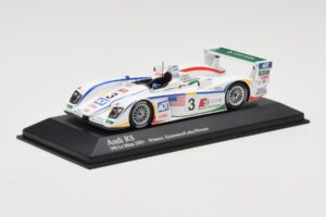 Audi R8 LMP1 #3 J. Lehto / M. Werner / T. Kristensen 24 Hours of Le Mans Winner 2005 Minichamps 1:43 400051303 Metall — bild 2 av 4