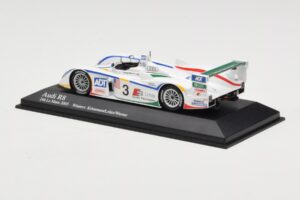 Audi R8 LMP1 #3 J. Lehto / M. Werner / T. Kristensen 24 Hours of Le Mans Winner 2005 Minichamps 1:43 400051303 Metall — bild 3 av 4