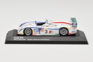 Audi R8 LMP1 #3 J. Lehto / M. Werner / T. Kristensen 24 Hours of Le Mans Winner 2005 Minichamps 1:43 400051303 Metall
