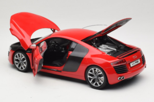 Audi R8 Röd Kyosho 1:18 09213R Metall — bild 5 av 8