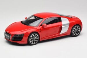 Audi R8 V10 Brilliant Röd Kyosho 1:18 09216RR Metall