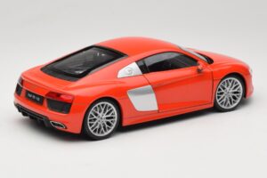 Audi R8 V10 Röd Welly 1:18 18052W Metall — bild 3 av 8