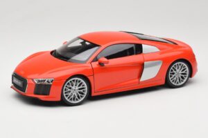 Audi R8 V10 Röd Welly 1:18 18052W Metall
