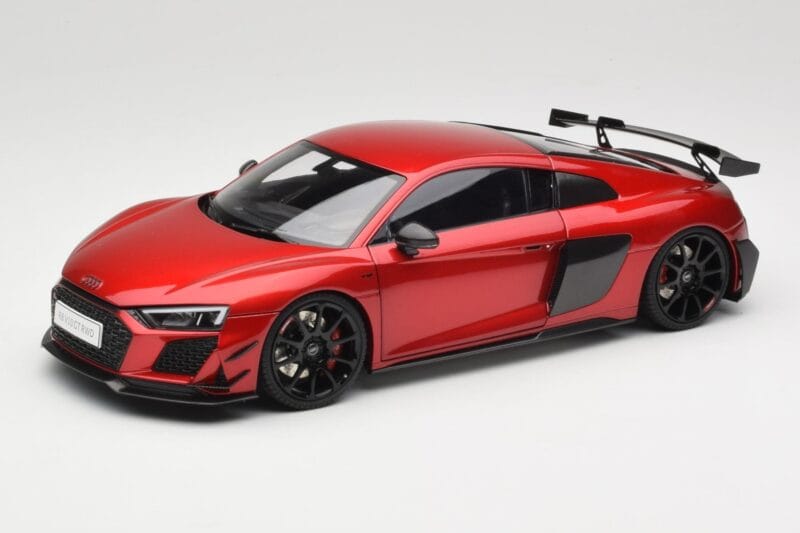 Audi R8 4S V10 Performance Röd Kengfai 1:18 VAKF-0356 Metall