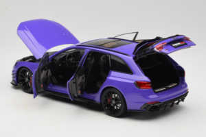 Audi RS4 B9 Avant Darwin Pro Lila Kilo Works 1:18 KLW002301 Metall — bild 5 av 8