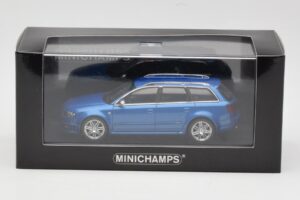 Audi RS4 B7 Avant Blue Metallic Minichamps 1:43 AUDI010 Metall — bild 4 av 4