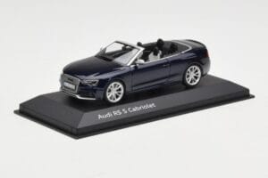 Audi RS5 B8 Cabriolet Estoril Blue Minichamps 1:43 5011215313 Metall — bild 2 av 4