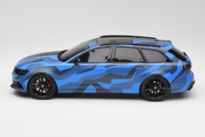 Audi RS6 C7 Avant GMK Blå & Svart GT Spirit 1:18 GT799 Resin — bild 3 av 6