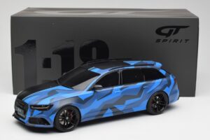 Audi RS6 C7 Avant GMK Blå & Svart GT Spirit 1:18 GT799 Resin — bild 6 av 6