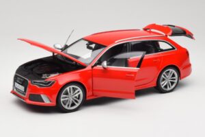 Audi RS6 C7 Avant Röd Minichamps 1:18 110012011 Metall — bild 2 av 8