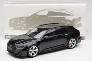 Audi RS6 C8 Avant Black Metallic Minichamps 1:18 155018014 Metall — bild 6 av 6