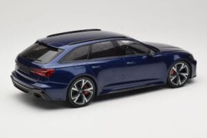 Audi RS6 C8 Avant Blue Metallic Minichamps 1:18 155018011 Metall — bild 2 av 6
