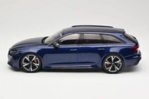 Audi RS6 C8 Avant Blue Metallic Minichamps 1:18 155018011 Metall — bild 3 av 6