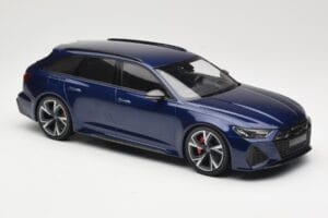 Audi RS6 C8 Avant Blue Metallic Minichamps 1:18 155018011 Metall — bild 4 av 6