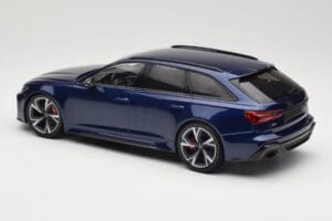 Audi RS6 C8 Avant Blue Metallic Minichamps 1:18 155018011 Metall — bild 5 av 6