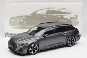 Audi RS6 C8 Avant Matt Grey Minichamps 1:18 155018015 Metall — bild 6 av 6