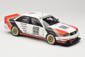 Audi V8 Quattro DTM #44 Team AZR F. Jelinski 1991 Minichamps 1:18 100911044 Metall — bild 7 av 8