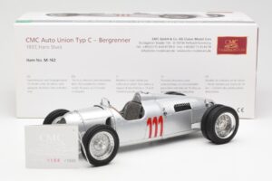 Auto Union Type C #111 H. Stuck Schauinsland Hillclimb Germany 1937 CMC 1:18 M-162 Metall — bild 6 av 6
