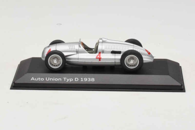 Auto Union Typ D #4 Silver Minichamps 1:43 5030900703 Metall