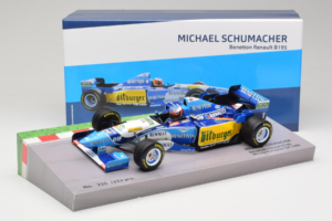 Benetton B195 Renault #1 M. Schumacher European GP Winner F1 World Champion 1995 Minichamps 1:18 513953201 Metall — bild 7 av 7