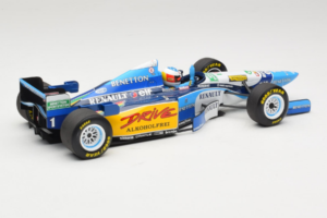 Benetton B195 Renault #1 M. Schumacher Benetton Formula French Grand Prix Winner 1995 Minichamps 1:18 100950001 Metall — bild 2 av 7