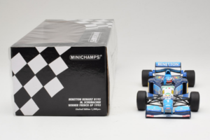 Benetton B195 Renault #1 M. Schumacher Benetton Formula French Grand Prix Winner 1995 Minichamps 1:18 100950001 Metall — bild 6 av 7