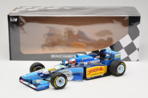 Benetton B195 Renault #1 M. Schumacher Benetton Formula French Grand Prix Winner 1995 Minichamps 1:18 100950001 Metall — bild 7 av 7