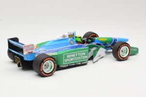 Benetton Ford B194 #5 M. Schumacher Demonstration Run Belgian GP 2017 Minichamps 1:18 510941705 Metall — bild 2 av 6