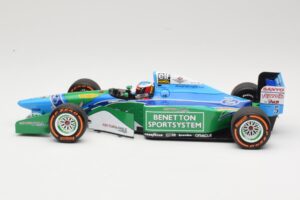 Benetton Ford B194 #5 M. Schumacher Demonstration Run Belgian GP 2017 Minichamps 1:18 510941705 Metall — bild 3 av 6