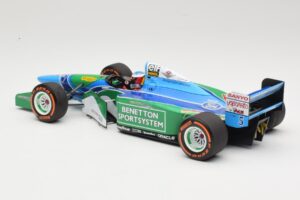 Benetton Ford B194 #5 M. Schumacher Demonstration Run Belgian GP 2017 Minichamps 1:18 510941705 Metall — bild 5 av 6