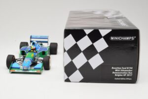 Benetton Ford B194 #5 M. Schumacher Demonstration Run Belgian GP 2017 Minichamps 1:18 510941705 Metall — bild 6 av 6