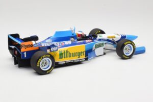 Benetton Renault B195 #1 M. Schumacher Winner Monaco GP 1995 Minichamps 1:18 510952301 Metall — bild 2 av 6