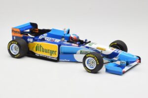 Benetton Renault B195 #1 M. Schumacher Winner Monaco GP 1995 Minichamps 1:18 510952301 Metall — bild 4 av 6