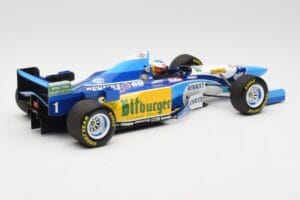 Benetton Renault B195 #1 M. Schumacher Winner Pacific GP F1 World Champion 1995 Minichamps 1:18 510953301 Metall — bild 2 av 6