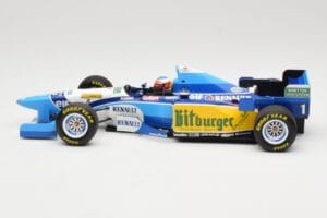 Benetton Renault B195 #1 M. Schumacher Winner Pacific GP F1 World Champion 1995 Minichamps 1:18 510953301 Metall — bild 3 av 6